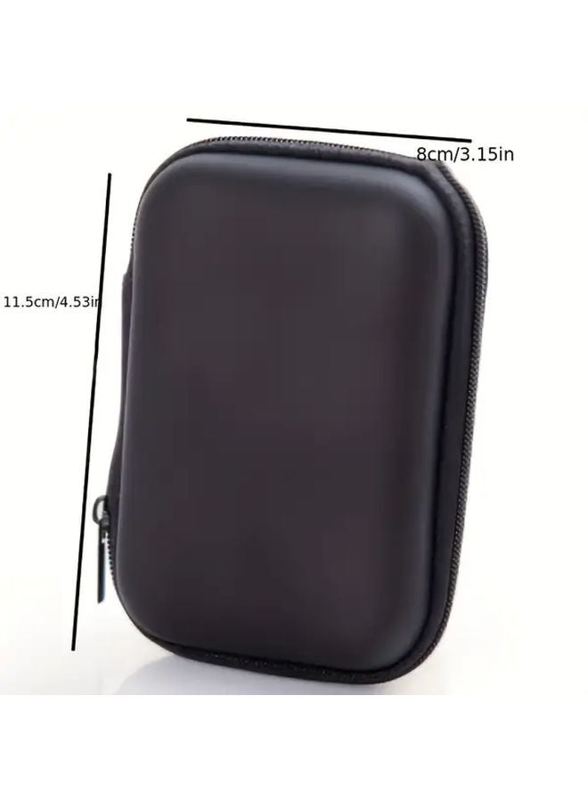 Blue EVA Wireless Headphone Storage Case Zipper Shockproof Protective Box for AirPods - Image 3